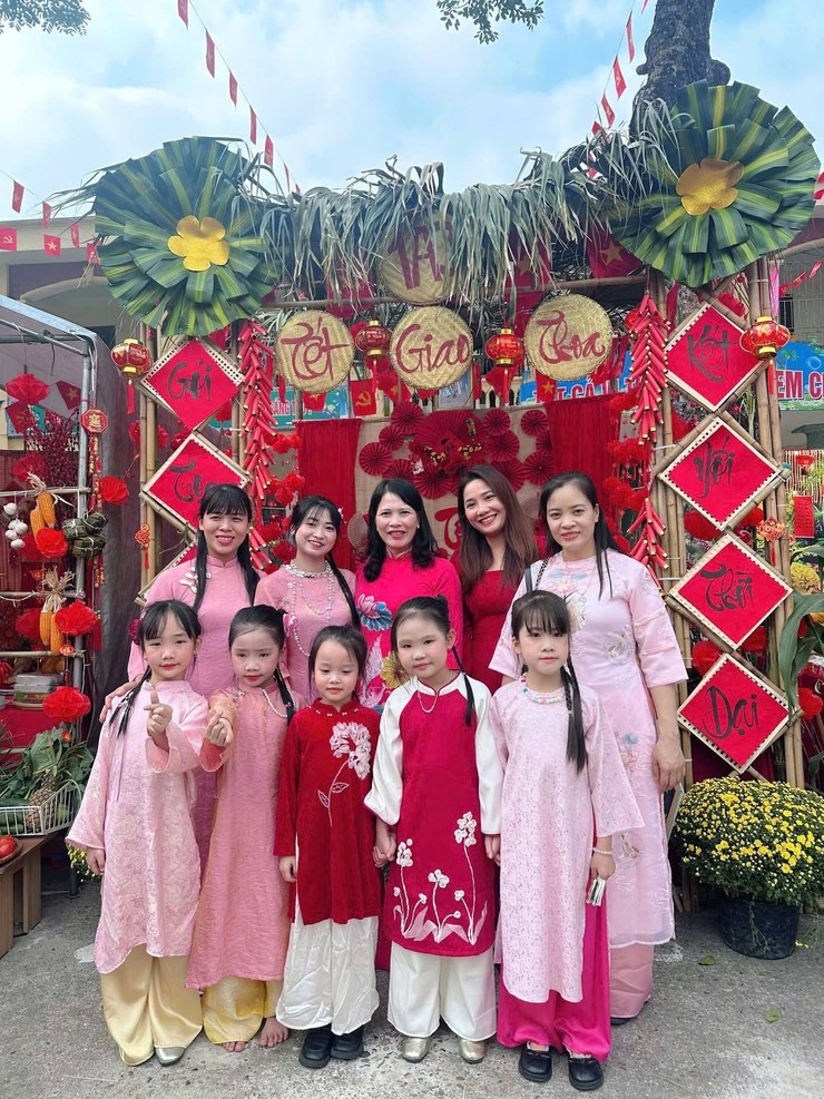 Rộn ràng không khí đón Tết trong các trường học trên địa bàn xã Phúc Thọ- Ảnh 6.