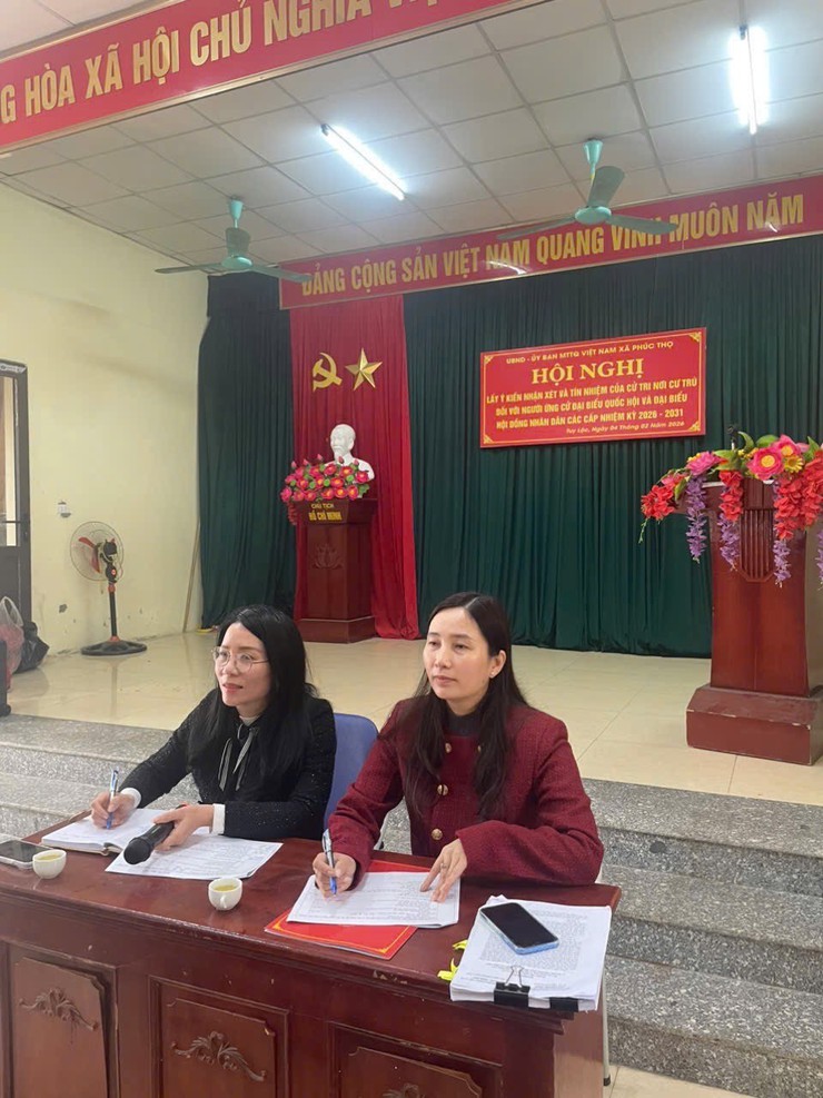 Xã Phúc Thọ: Hoàn thành xong việc lấy ý kiến cử tri nơi cư trú đối với người ứng cử đại biểu HĐND các cấp- Ảnh 5.