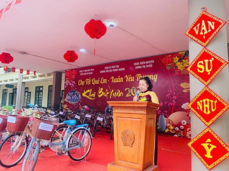Trường TH Phụng Thượng tổ chức chương trình "Xuân Yêu Thương" – Trao tặng xe đạp cho học sinh có hoàn cảnh khó khăn- Ảnh 5.
