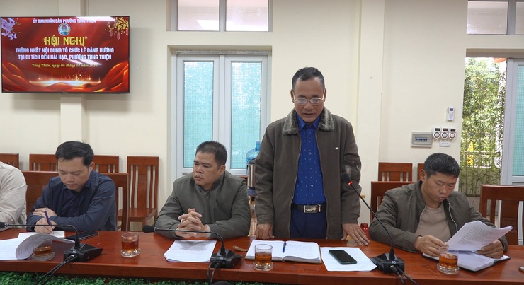 Triển khai kế hoạch tổ chức Lễ dâng hương tại Đền Hải Hạc Xuân Bính Ngọ 2026 – Phường Tùng Thiện chung tay phát huy giá trị di tích lịch sử văn hoá địa phương.- Ảnh 2.