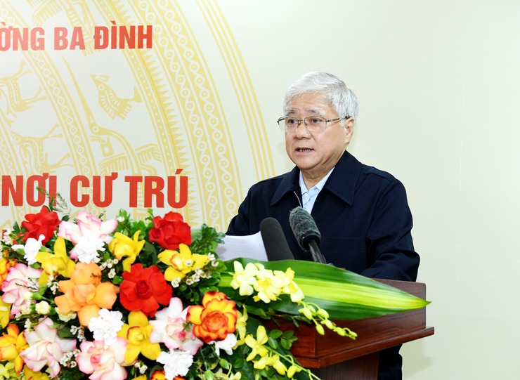 Tổng Bí thư Tô Lâm dự Hội nghị lấy ý kiến cử tri nơi cư trú với người ứng cử đại biểu Quốc hội khóa XVI- Ảnh 8.