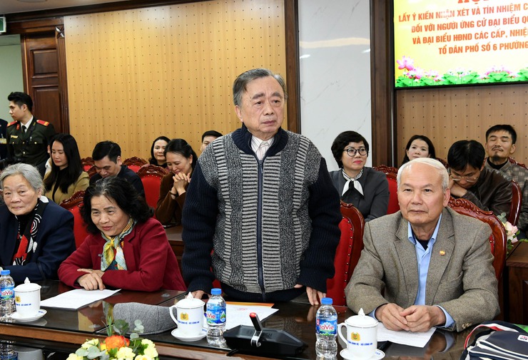 Tổng Bí thư Tô Lâm dự Hội nghị lấy ý kiến cử tri nơi cư trú với người ứng cử đại biểu Quốc hội khóa XVI- Ảnh 5.