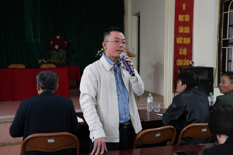 Xã Chương Dương triển khai công tác di chuyển mồ mả phục vụ GPMB thực hiện dự án khu đô thị thể thao Olympic- Ảnh 1.