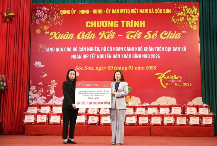 XÃ SÓC SƠN CHĂM LO TẾT CHO NGƯỜI DÂN – LAN TỎA TINH THẦN "XUÂN GẮN KẾT, TẾT SẺ CHIA"- Ảnh 9.