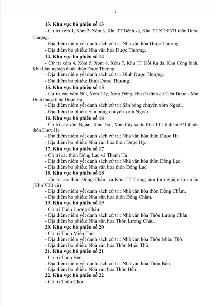 Thông báo về việc niêm yết danh sách cử tri, địa điểm niêm yết danh sách cử tri, địa điểm bỏ phiếu bầu cử đại biểu Quốc hội khóa XVI và đại biểu HĐND các cấp nhiệm kì 2026-2031- Ảnh 4.