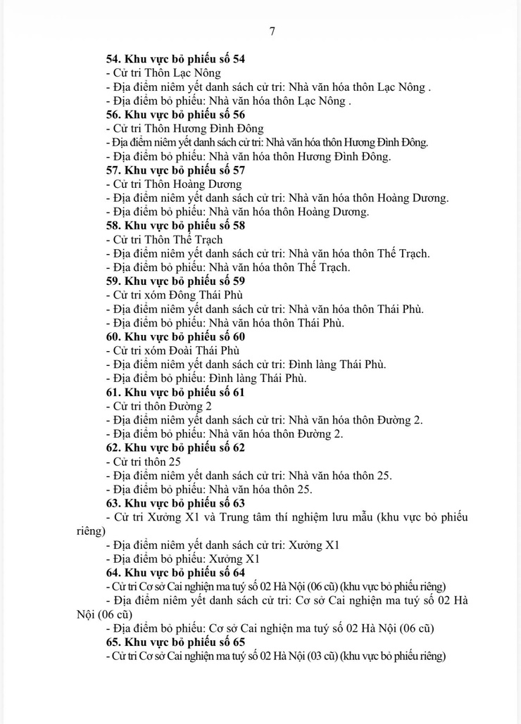 Thông báo về việc niêm yết danh sách cử tri, địa điểm niêm yết danh sách cử tri, địa điểm bỏ phiếu bầu cử đại biểu Quốc hội khóa XVI và đại biểu HĐND các cấp nhiệm kì 2026-2031- Ảnh 8.