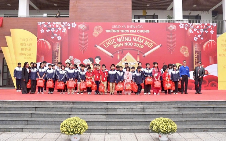 Trường THCS Kim Chung tổ chức chương trình "Xuân tình nguyện – Tết sẻ chia" năm 2026- Ảnh 14.