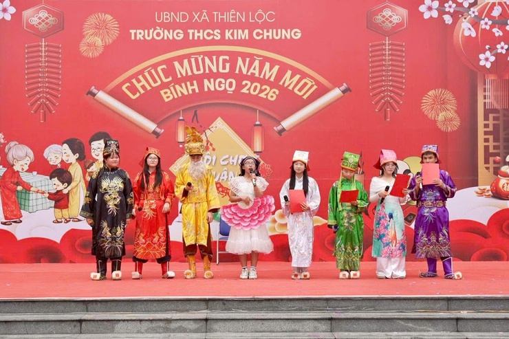 Trường THCS Kim Chung tổ chức chương trình "Xuân tình nguyện – Tết sẻ chia" năm 2026- Ảnh 5.