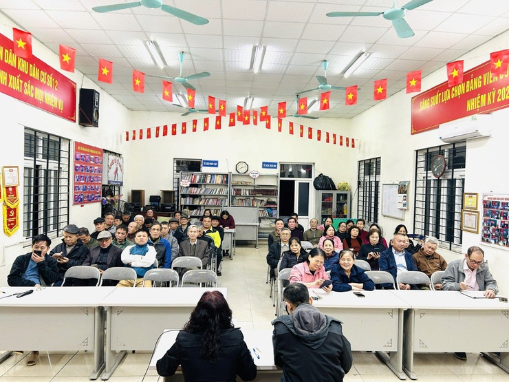 Khương Đình: Sinh hoạt chính trị về nội dung tham luận của đoàn đại biểu thành phố Hà Nội tại Đại hội đại biểu toàn quốc lần thứ XIV của Đảng- Ảnh 4.