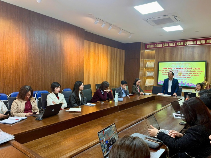 Khương Đình: Sinh hoạt chính trị về nội dung tham luận của đoàn đại biểu thành phố Hà Nội tại Đại hội đại biểu toàn quốc lần thứ XIV của Đảng- Ảnh 2.