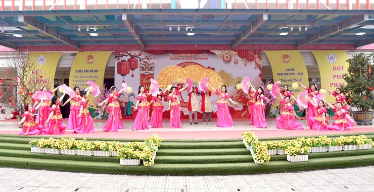 Trường Tiểu học Kim Chung tổ chức chương trình "Xuân gắn kết – Tết yêu thương" Xuân Bính Ngọ 2026- Ảnh 6.