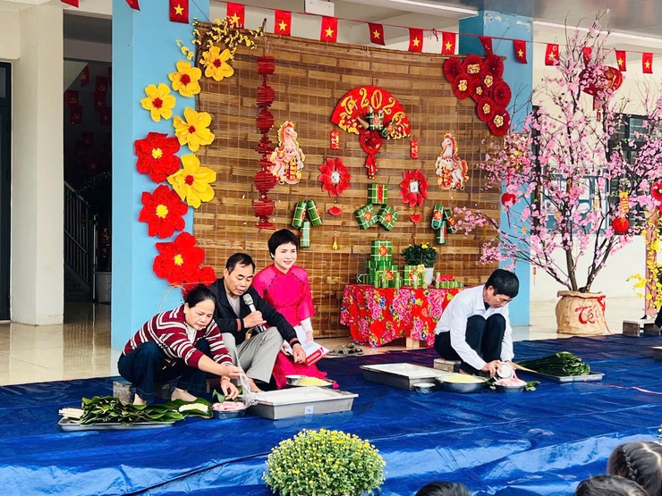 ✨ TRƯỜNG MẦM NON TÂN ƯỚC TỔ CHỨC HOẠT ĐỘNG TRẢI NGHIỆM "GÓI BÁNH CHƯNG"✨- Ảnh 3.
