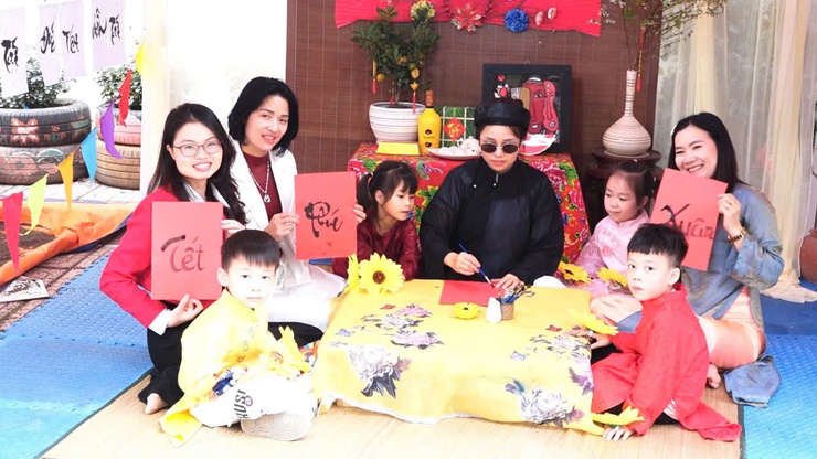 TRƯỜNG MẦM NON CAO DƯƠNG: LAN TỎA SẮC XUÂN TRUYỀN THỐNG QUA CHƯƠNG TRÌNH "BÉ VUI ĐÓN TẾT BÍNH NGỌ 2026"- Ảnh 3.