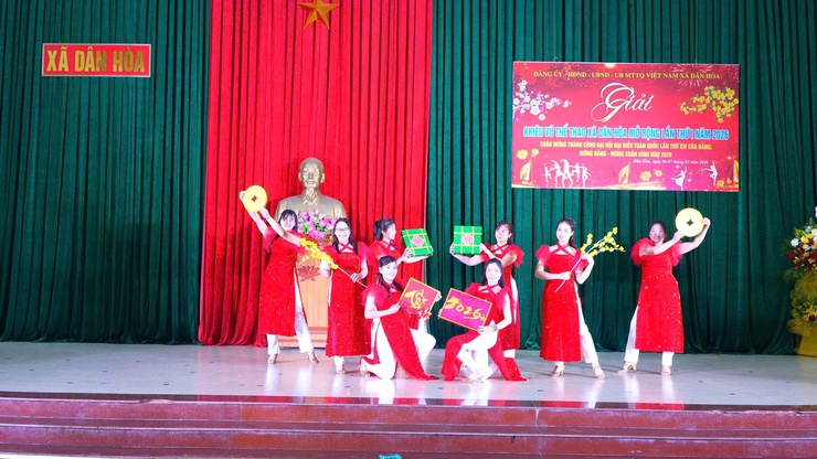 KHAI MẠC GIẢI KHIÊU VŨ THỂ THAO XÃ DÂN HÒA MỞ RỘNG NĂM 2026
Sôi động – chuyên nghiệp – lan tỏa phong trào thể thao quần chúng- Ảnh 5.