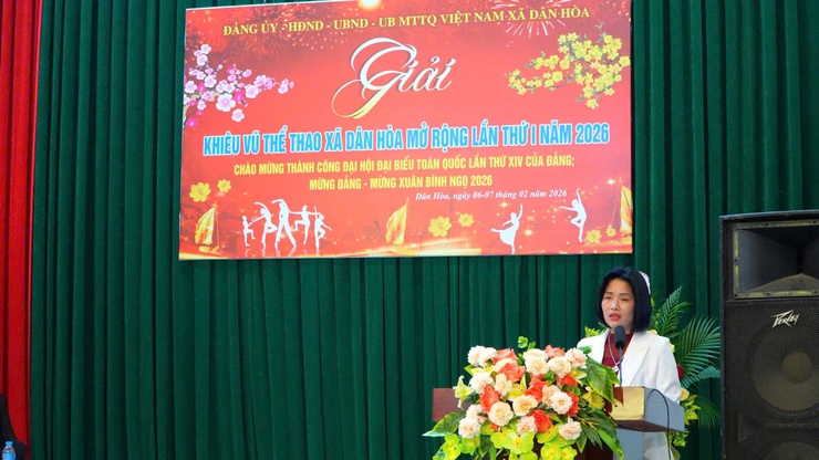 KHAI MẠC GIẢI KHIÊU VŨ THỂ THAO XÃ DÂN HÒA MỞ RỘNG NĂM 2026
Sôi động – chuyên nghiệp – lan tỏa phong trào thể thao quần chúng- Ảnh 4.