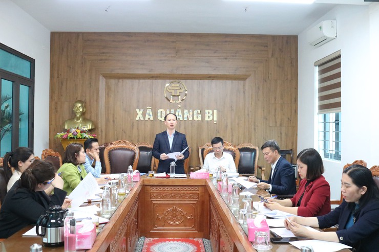 Ban Kinh tế – Ngân sách Hội đồng nhân dân xã Quảng Bị tổ chức Hội nghị thẩm tra các báo cáo của UBND xã trình Kỳ họp chuyên đề năm 2026- Ảnh 1.