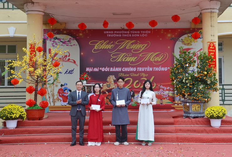 Trường THCS Sơn Lộc tổ chức chuỗi hoạt động chào đón Tết cổ truyền Bính Ngọ 2026- Ảnh 5.