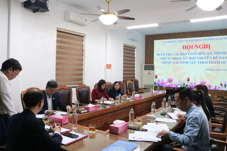 Ban Kinh tế – Ngân sách Hội đồng nhân dân xã Quảng Bị tổ chức Hội nghị thẩm tra các báo cáo của UBND xã trình Kỳ họp chuyên đề năm 2026- Ảnh 2.