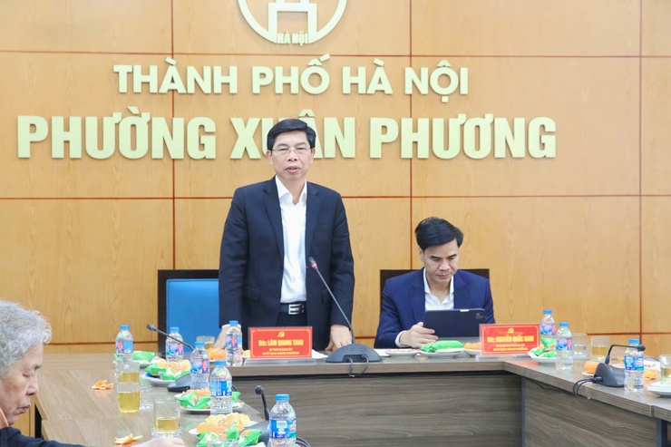 Phường Xuân Phương gặp mặt các đồng chí nguyên là cán bộ chủ chốt qua các thời kỳ nhân dịp tết Bính Ngọ 2026- Ảnh 2.