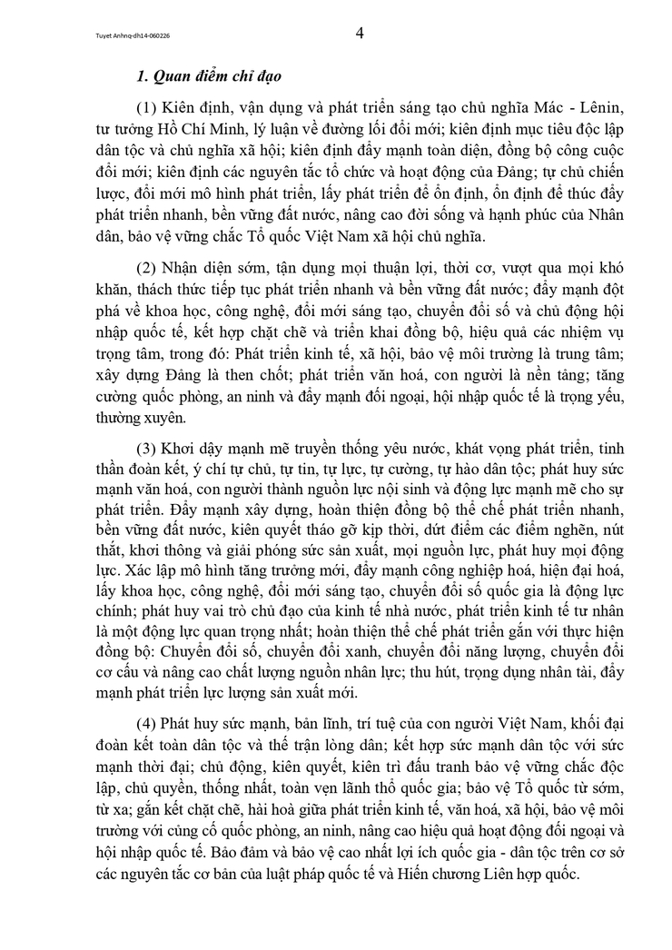 Toàn văn Nghị quyết Đại hội đại biểu toàn quốc lần thứ XIV của Đảng- Ảnh 4.