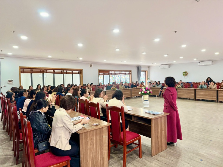 Ấn tượng với chuyên đề kiến tập “Phát triển tình cảm - Kỹ năng xã hội” tại trường Mầm non Tây Hồ- Ảnh 6.