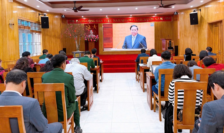 Phường Thanh Liệt tham dự hội nghị trực tuyến quán triệt, triển khai thực hiện Nghị quyết Đại hội XIV của Đảng- Ảnh 4.