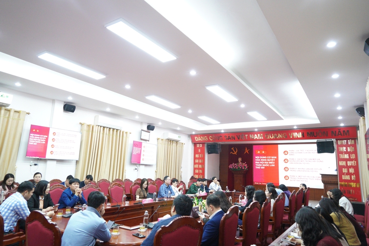 Hội nghị toàn quốc nghiên cứu, học tập, quán triệt và triển khai thực hiện Nghị quyết Đại hội XIV của Đảng- Ảnh 3.