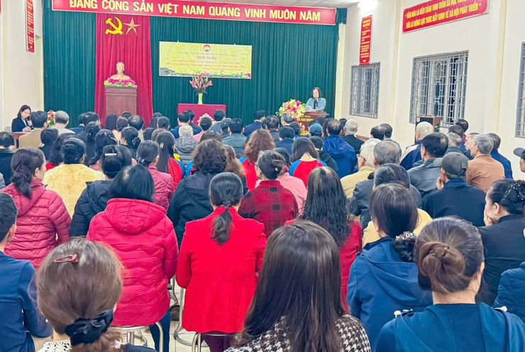 Phường Dương Nội lấy ý kiến cử tri nơi cư trú đối với người ứng cử đại biểu HĐND các cấp nhiệm kỳ 2026-2031- Ảnh 1.