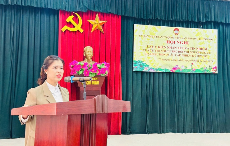 Phường Dương Nội lấy ý kiến cử tri nơi cư trú đối với người ứng cử đại biểu HĐND các cấp nhiệm kỳ 2026-2031- Ảnh 8.