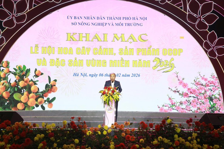 Rực rỡ sắc xuân tại Lễ hội hoa, cây cảnh, sản phẩm OCOP và đặc sản vùng miền năm 2026- Ảnh 2.
