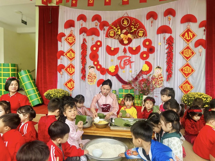 Rộn ràng không khí đón Tết Bính Ngọ 2026 tại các trường học trên địa bàn xã- Ảnh 3.