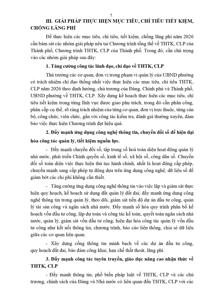 Phường Tây Hồ: Thực hành tiết kiệm, chống lãng phí năm 2026- Ảnh 7.