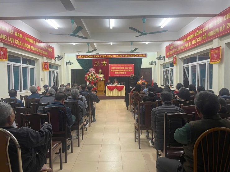 Các thôn đồng loạt tổ chức thành công Hội nghị đại biểu nhân dân 2026- Ảnh 6.