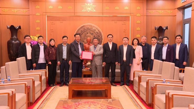 Đoàn công tác xã Đồng Văn (tỉnh Tuyên Quang) thăm, chúc Tết xã Thanh Trì- Ảnh 2.