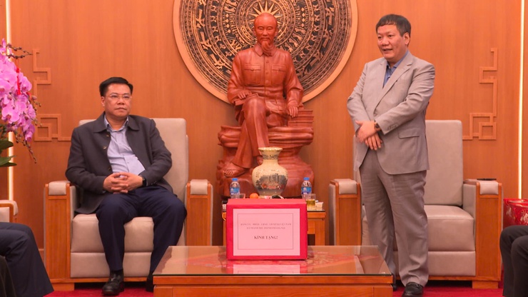 Đoàn công tác xã Đồng Văn (tỉnh Tuyên Quang) thăm, chúc Tết xã Thanh Trì- Ảnh 3.