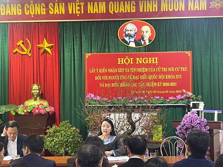 ỦY BAN MTTQ VIỆT NAM XÃ THANH TRÌ TỔ CHỨC THÀNH CÔNG 20 HỘI NGHỊ LẤY Ý KIẾN NHẬN XÉT VÀ TÍN NHIỆM CỦA CỬ TRI NƠI CƯ TRÚ ĐỐI VỚI NGƯỜI ỨNG CỬ ĐẠI BIỂU QUỐC HỘI VÀ HĐND CÁC CẤP NHIỆM KỲ 2026-2031- Ảnh 13.