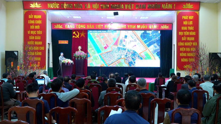 HỘI NGHỊ LẤY Ý KIẾN CƠ QUAN QUẢN LÝ NHÀ NƯỚC, TỔ CHỨC, CHUYÊN GIA VÀ CỘNG ĐỒNG DÂN CƯ ĐỐI VỚI ĐỒ ÁN QUY HOẠCH CHI TIẾT TỶ LỆ 1/500 KHU ĐÔ THỊ THỂ THAO OLYMPIC – PHÂN KHU B, D TRÊN ĐỊA BÀN XÃ DÂN HÒA- Ảnh 1.