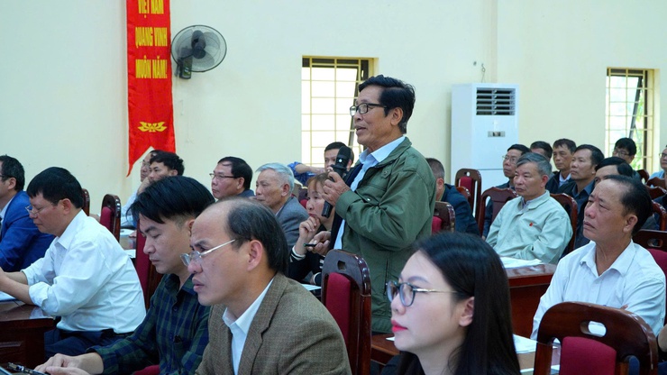 HỘI NGHỊ LẤY Ý KIẾN CƠ QUAN QUẢN LÝ NHÀ NƯỚC, TỔ CHỨC, CHUYÊN GIA VÀ CỘNG ĐỒNG DÂN CƯ ĐỐI VỚI ĐỒ ÁN QUY HOẠCH CHI TIẾT TỶ LỆ 1/500 KHU ĐÔ THỊ THỂ THAO OLYMPIC – PHÂN KHU B, D TRÊN ĐỊA BÀN XÃ DÂN HÒA- Ảnh 10.