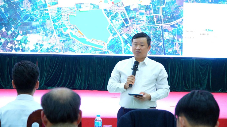 HỘI NGHỊ LẤY Ý KIẾN CƠ QUAN QUẢN LÝ NHÀ NƯỚC, TỔ CHỨC, CHUYÊN GIA VÀ CỘNG ĐỒNG DÂN CƯ ĐỐI VỚI ĐỒ ÁN QUY HOẠCH CHI TIẾT TỶ LỆ 1/500 KHU ĐÔ THỊ THỂ THAO OLYMPIC – PHÂN KHU B, D TRÊN ĐỊA BÀN XÃ DÂN HÒA- Ảnh 16.