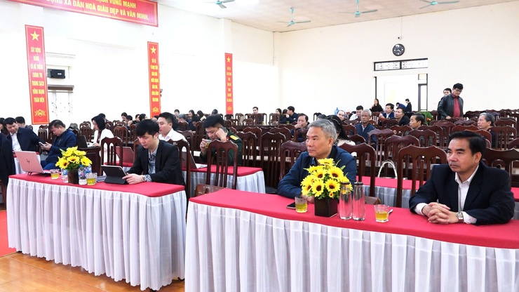 XÃ DÂN HOÀ THAM DỰ HỘI NGHỊ TOÀN QUỐC NGHIÊN CỨU, HỌC TẬP, QUÁN TRIỆT VÀ TRIỂN KHAI THỰC HIỆN NGHỊ QUYẾT ĐẠI HỘI XIV CỦA ĐẢNG - Ảnh 4.