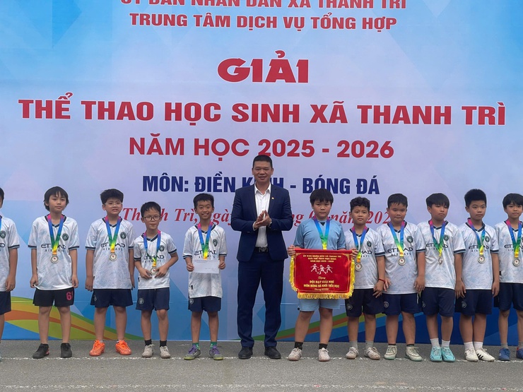 Trung tâm Dịch vụ tổng hợp xã Thanh Trì tổ chức thành công Giải thể thao học sinh năm học 2025–2026- Ảnh 1.