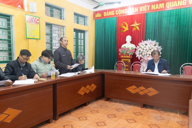 Đoàn giám sát số 1 của Đảng ủy xã làm việc với thôn Bặt Chùa và thôn Cầu Bầu về công tác chuẩn bị Tết Nguyên Đan và bầu cử đại biểu Quốc Hội và đại biểu HĐND các cấp nhiệm kỳ 2026-2031- Ảnh 3.