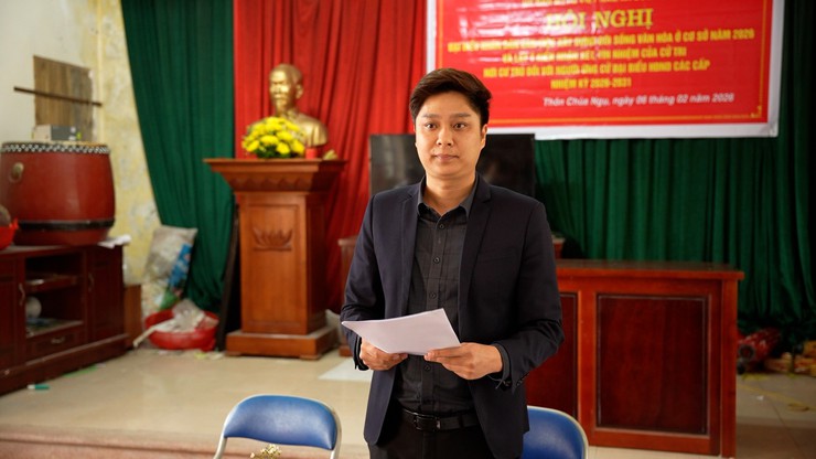 Xã Dương Hoà lấy ý kiến cử tri nơi cư trú đối với người ứng cử đại biểu HĐND các cấp tại thôn Chùa Ngụ- Ảnh 2.