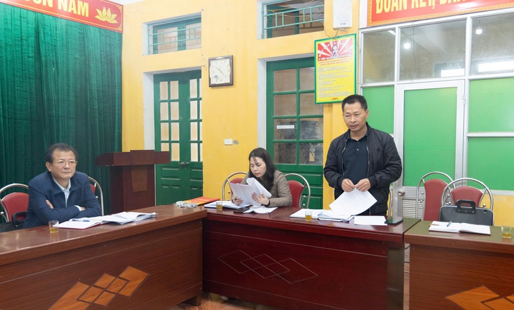 Đoàn giám sát số 1 của Đảng ủy xã làm việc với thôn Bặt Chùa và thôn Cầu Bầu về công tác chuẩn bị Tết Nguyên Đan và bầu cử đại biểu Quốc Hội và đại biểu HĐND các cấp nhiệm kỳ 2026-2031- Ảnh 5.