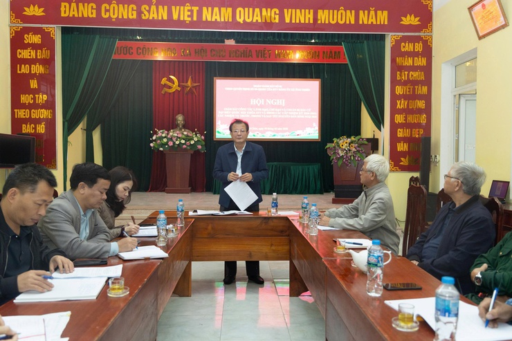 Đoàn giám sát số 1 của Đảng ủy xã làm việc với thôn Bặt Chùa và thôn Cầu Bầu về công tác chuẩn bị Tết Nguyên Đan và bầu cử đại biểu Quốc Hội và đại biểu HĐND các cấp nhiệm kỳ 2026-2031- Ảnh 1.