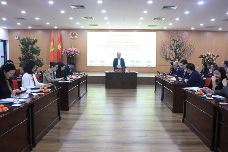 Giám đốc Công an thành phố Hà Nội kiểm tra việc chuẩn bị, triển khai công tác bầu cử tại Phường Cầu Giấy, Yên Hòa, Nghĩa Đô- Ảnh 1.