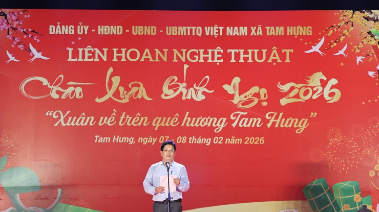 Liên hoan nghệ thuật "Xuân về trên quê hương Tam Hưng"- Ảnh 2.