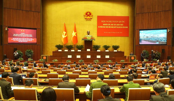 Đảng ủy xã Quảng Bị và các Chi bộ trực thuộc dự Hội nghị toàn quốc nghiên cứu, học tập, quán triệt và triển khai thực hiện Nghị quyết Đại hội XIV của Đảng- Ảnh 2.