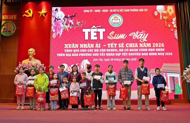 SƠN TÂY ẤM ÁP CHƯƠNG TRÌNH TẾT SUM VẦY “ XUÂN NHÂN ÁI – TẾT SẺ CHIA- Ảnh 5.