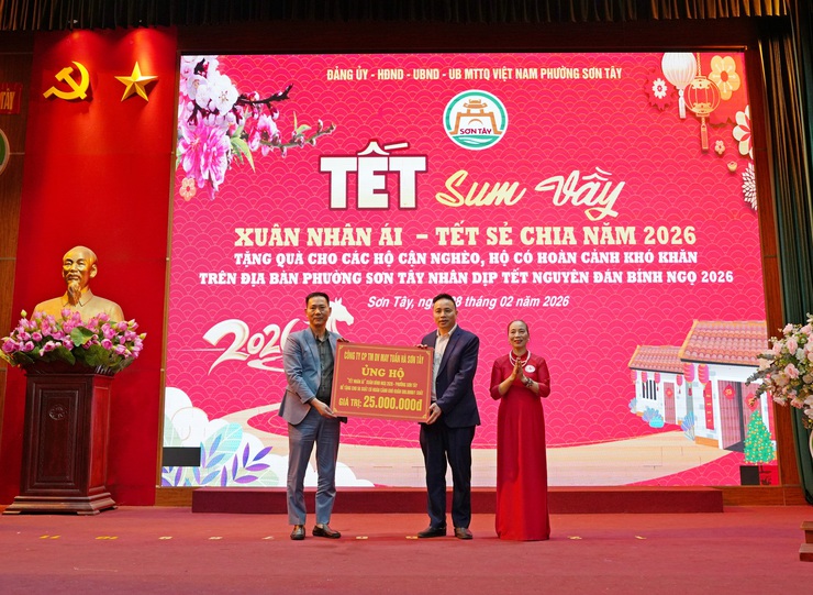SƠN TÂY ẤM ÁP CHƯƠNG TRÌNH TẾT SUM VẦY “ XUÂN NHÂN ÁI – TẾT SẺ CHIA- Ảnh 6.